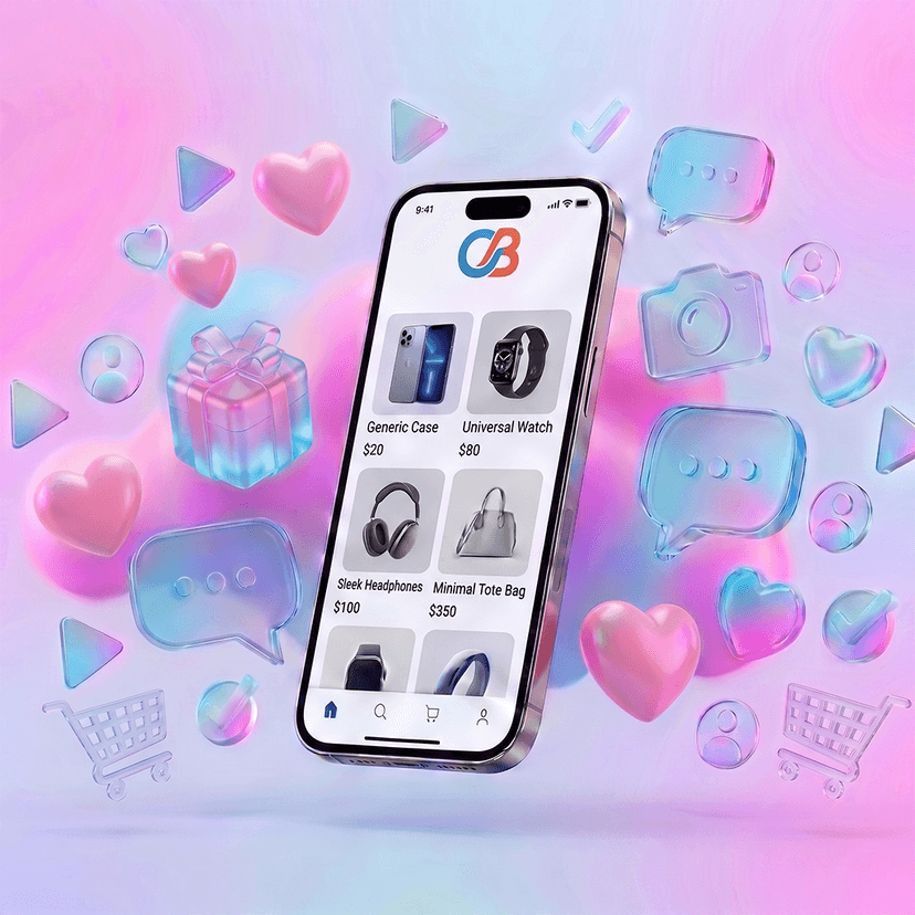 Aperçu d'une boutique Ceebia sur mobile